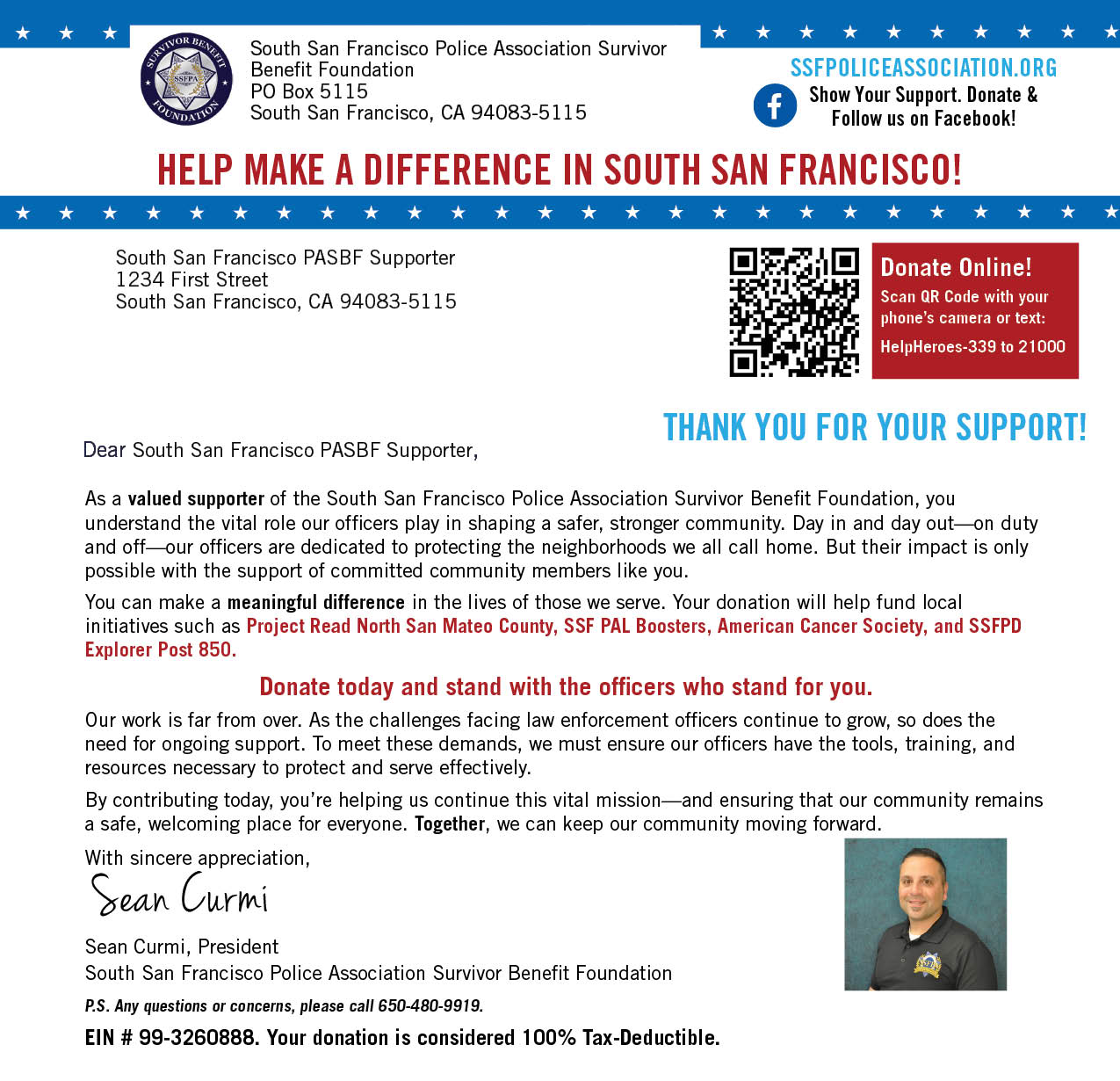 Donation Letter